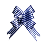 Laço Fácil 18mm com 10 Unidades Azul Listrado VMP