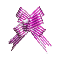 Laço Fácil 18mm com 10 Unidades Pink Listrado VMP