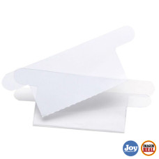 Visores brancos para pastas suspensas 80x60mm 50un Dello Visores brancos para pastas suspensas 80x60mm 50un Dello