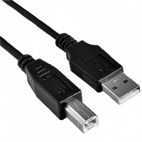 Cabo USB 2.0 AM x BM 1.8m Preto PC Comtac Cabo USB 2.0 AM x BM 1.8m Preto PC Comtac