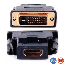 Adaptador DVI 24+1 Macho X HDMI Fêmea 