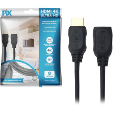 Cabo HDMI 2 metros Extensor 4K HDR PIX