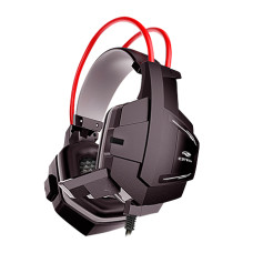 Headset com Microfone Gaming Sparrow Preto e Vermelho PH-G11BK C3 Tech