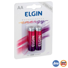 Pilha Recarregável AA 2700 mAh Com 2 82174 Elgin