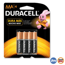 Pilha AAA Alcalina com 4 MN2400B4 Duracell