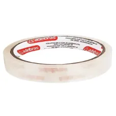 Fita Adesiva Transparente 12mmx40m Adelbras Fita Adesiva Transparente 12mmx40m Adelbras