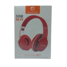 Headset Estéreo Bluetooth Vermelho B12 H'Maston