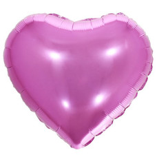 Balão Metalizado Coração Rosa 18' 45cm 8537 Make+
