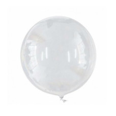 Balão Bubble Bobo Ball Transparente 7" 17cm com 2un 8597