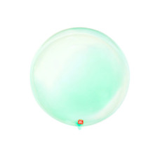 Balão Bubble Bobo Transparente Baby Verde 24" 61cm São Roque