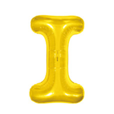 Balão Metalizado Dourado Letra I 40' 100cm 8274 Make+