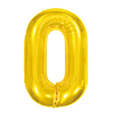 Balão Metalizado Dourado Letra O 40' 100cm 8280 Make+