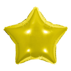 Balão Metalizado Estrela Dourado 18' 45cm 8548 Make+