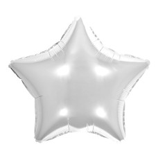 Balão Metalizado Estrela Prata 18' 45cm 8549 Make+