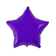 Balão Metalizado Estrela Roxo 18' 45cm 8645 Make+