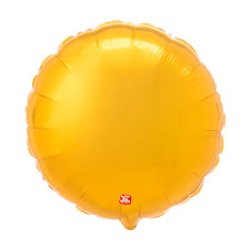 Balão Metalizado Redondo Dourado 18' 45cm São Roque