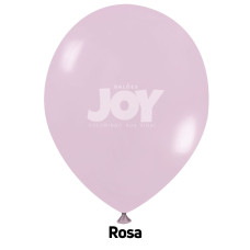 Balão Nº11 Candy Colors Rosa com 25un Joy
