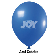 Balão Nº11 Liso Premium Azul Cobalto com 50un Joy