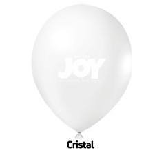 Balão Nº11 Liso Premium Cristal com 50un Joy 