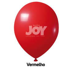 Balão Nº11 Liso Premium Vermelho com 50un Joy 