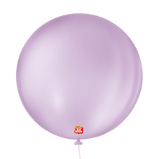 Balão Nº5 Liso Redondo Lilás Baby com 50un São Roque