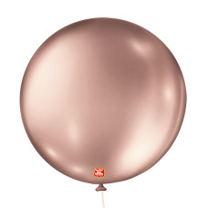 Balão Nº5 Metalizado Rose Gold com 25un São Roque