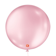Balão Nº5 Perolado Rosa Claro com 25un São Roque
