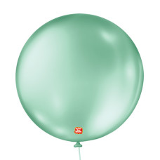 Balão Nº5 Perolado Verde Menta com 50un São Roque