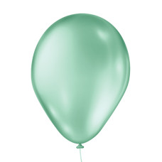 Balão Nº7 Perolado Verde Menta 63 com 50un São Roque
