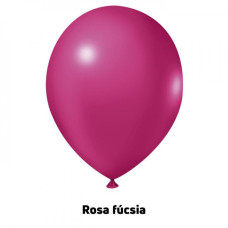 Balão Nº9 Liso Rosa Fúcsia com 50un Joy