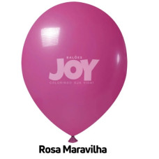 Balão Nº9 Liso Rosa Maravilha com 50un Joy