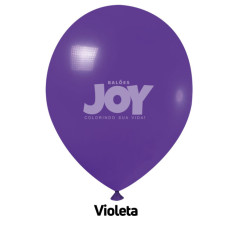 Balão Nº9 Liso Violeta com 50un Joy