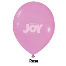 Balão Nº9 Neon Rosa com 25un Joy