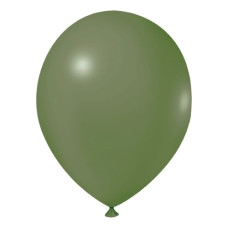 Balão Nº9 Verde Militar com 50un Joy