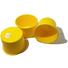 Kit 10 Baldes de Pipoca 1.5 Litro Amarelo Ultra Megaton