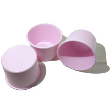 Kit 10 Baldes de Pipoca 1.5 Litro Rosa Bebê Ultra Megaton