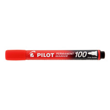 Marcador Permanente Ponta Redonda  SCA-100-R Vermelho Pilot