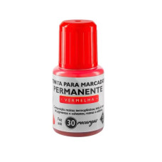 Tinta para Marcador Permanente 20ml TR7003 Vermelho BRW