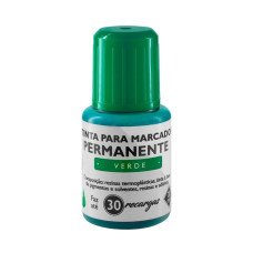 Tinta para Marcador Permanente 20ml TR7004 Verde BRW