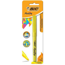 Caneta Marcador de Texto Fluorescente Marking Amarelo Bic