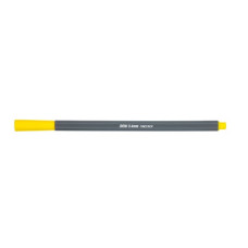 Caneta Hidrográfica 0.4mm Fine Liner Amarelo BRW