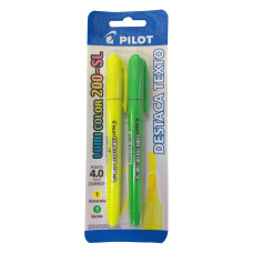 Caneta Marca Texto Lumi Color 200-SL 4.0mm 2 unidades Pilot