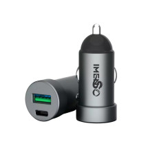 Carregador Veicular 2 USB e USB-C 20W IMS-211L Imenso