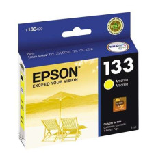 Cartucho de Tinta Epson T133420 T133 T1334 Amarelo T25 TX125 TX420W TX123 TX320F Original 5ml