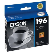 Cartucho de Tinta Epson T196120 T196 Preto XP401 XP411 WF-2532 Original 5ml