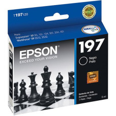 Cartucho de Tinta Epson T197120 T197 Preto XP101 XP201 XP411 XP214 XP401 WF2532 Original 8ml