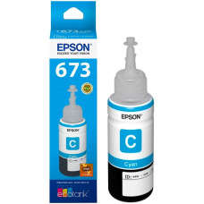 Tinta Epson T673 T673220 Ciano L805 L800 L810 L1800 L850 Original 70ml