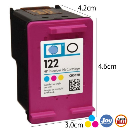Cartucho HP 122 Colorido Original 2 ml (CH562HB) para HP DeskJet 2050 3050  Canoas RS