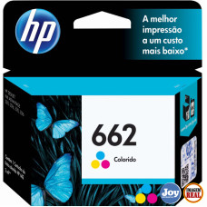 Cartucho HP 662 Colorido Original 2 ml (CZ104AB) Para HP DeskJet 1516 2516 2546 3516 3546 4646