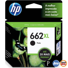 Cartucho HP 662XL Preto Original 6,5ml (CZ105AB) para HP DeskJet 2516 3516 3546 2546 1516 4646